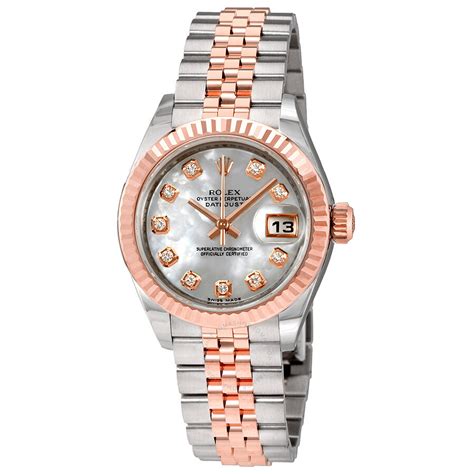 rolex mother of pearl 26mm|Rolex datejust 36 everose gold.